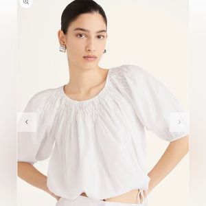 Merlette NYC Lotus Top in white XS